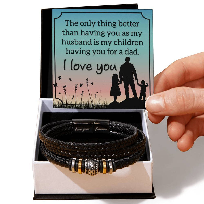 Love You Forever Bracelet - For Husband The Only