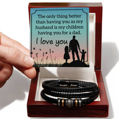 Love You Forever Bracelet - For Husband The Only