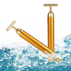 24K Gold T Beauty Bar Facial Roller Massager